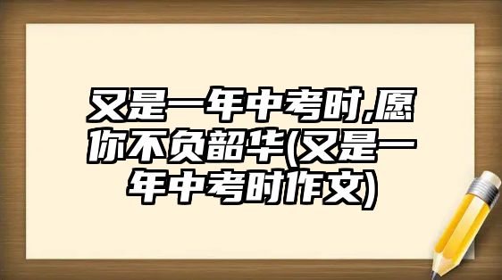 又是一年中考时,愿你不负韶华(又是一年中考时作文)